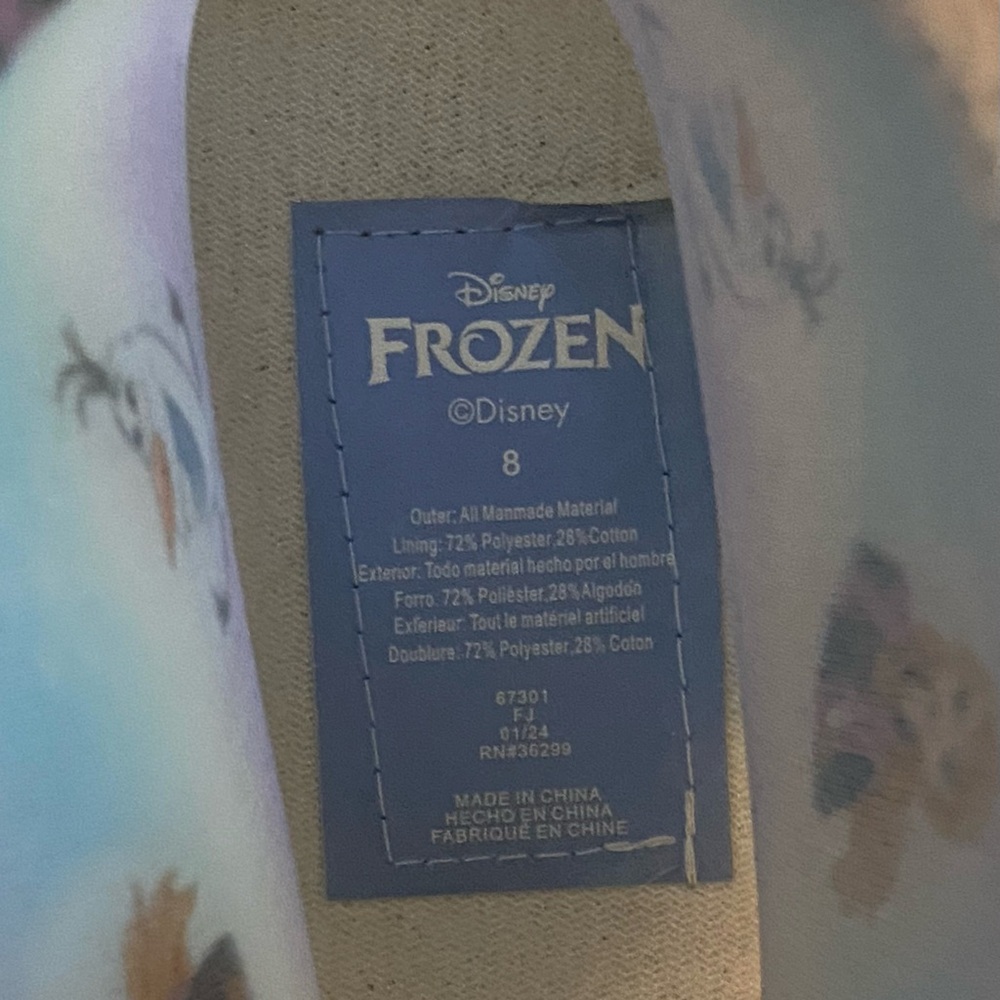 Disney Frozen Rainboots 8T - Picture 4 of 6